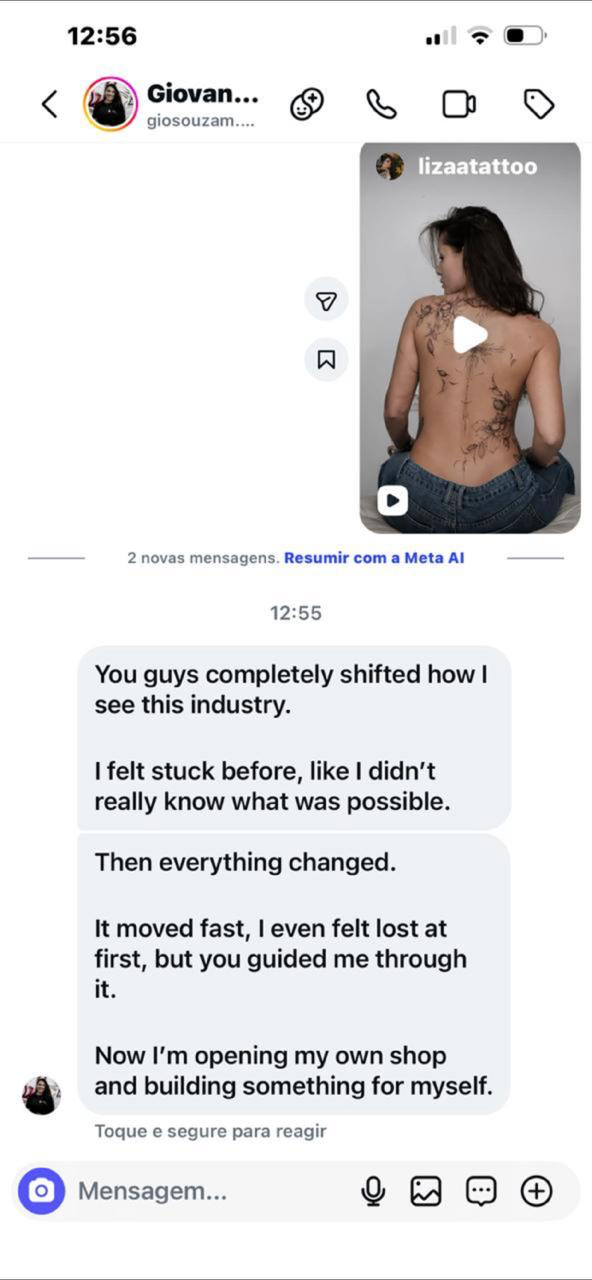Depoimento de Gio Souza em DM